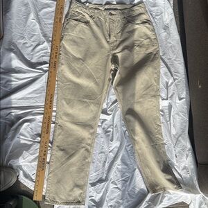 Good American Tan Classic 90’s Straight Leg Jeans
